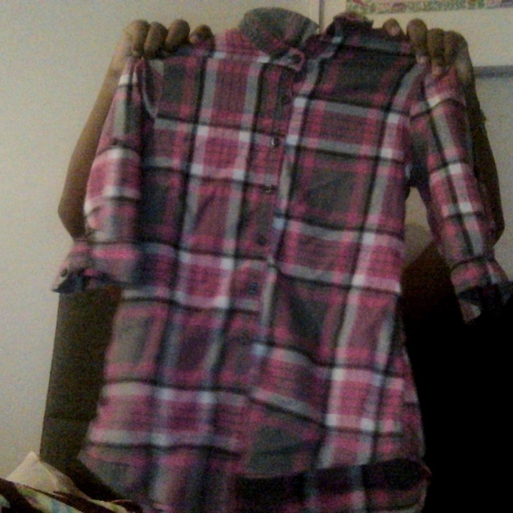 Children's faded glory pink flannel